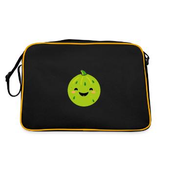 Fruit Humour petit Melon - Sac Retro - noir/or - Dos