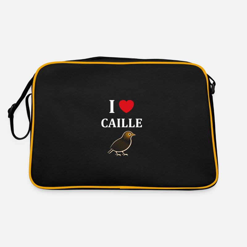 Humour Cailles oiseaux Petite caille Sac Retro