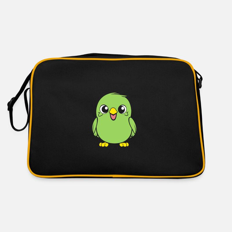 Mignonne petite perruche Sac Retro