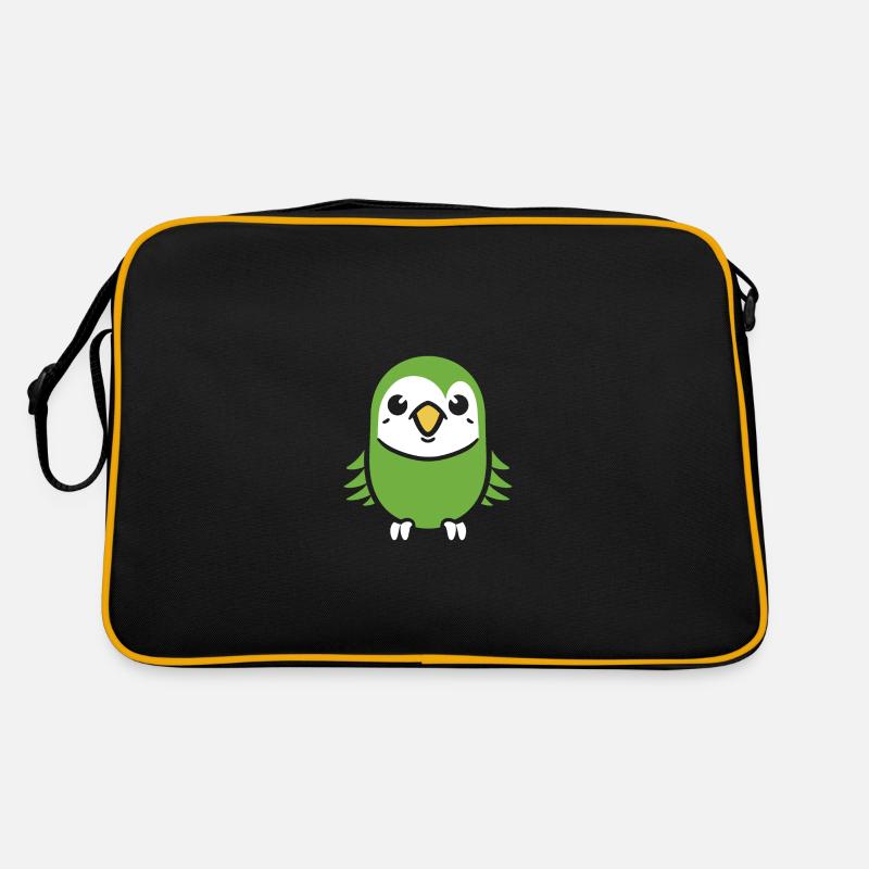Mignonne petite perruche Sac Retro