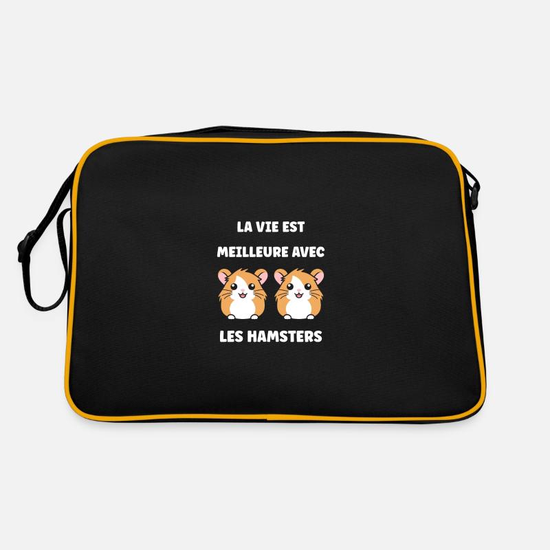 Mignon Humour petit hamster Sac Retro