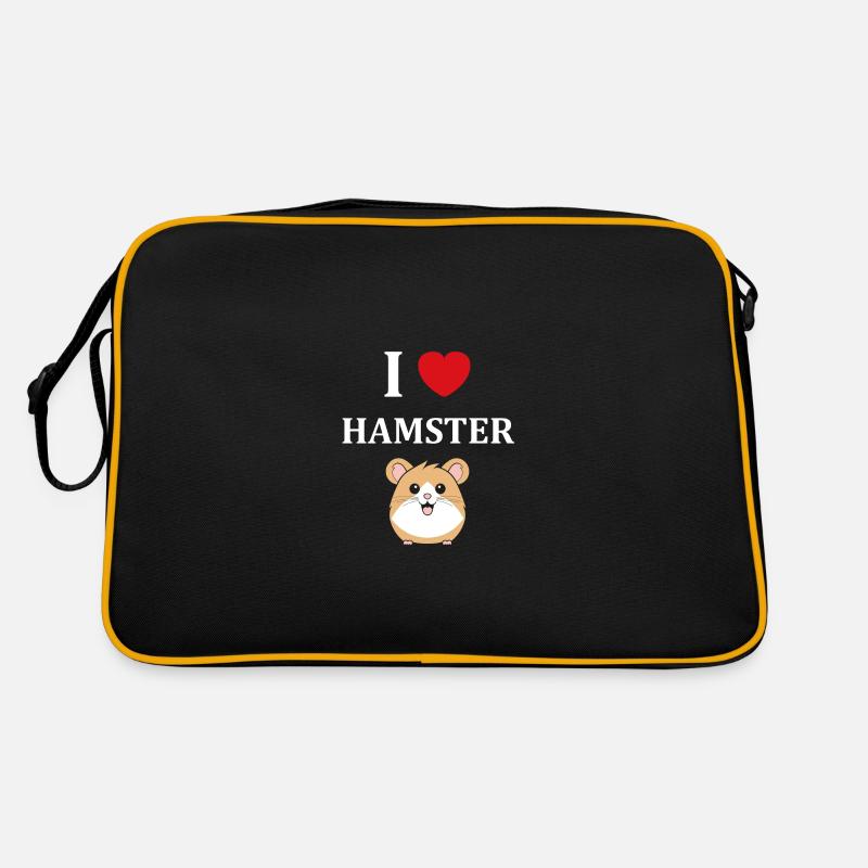Mignon Humour petit hamster Sac Retro