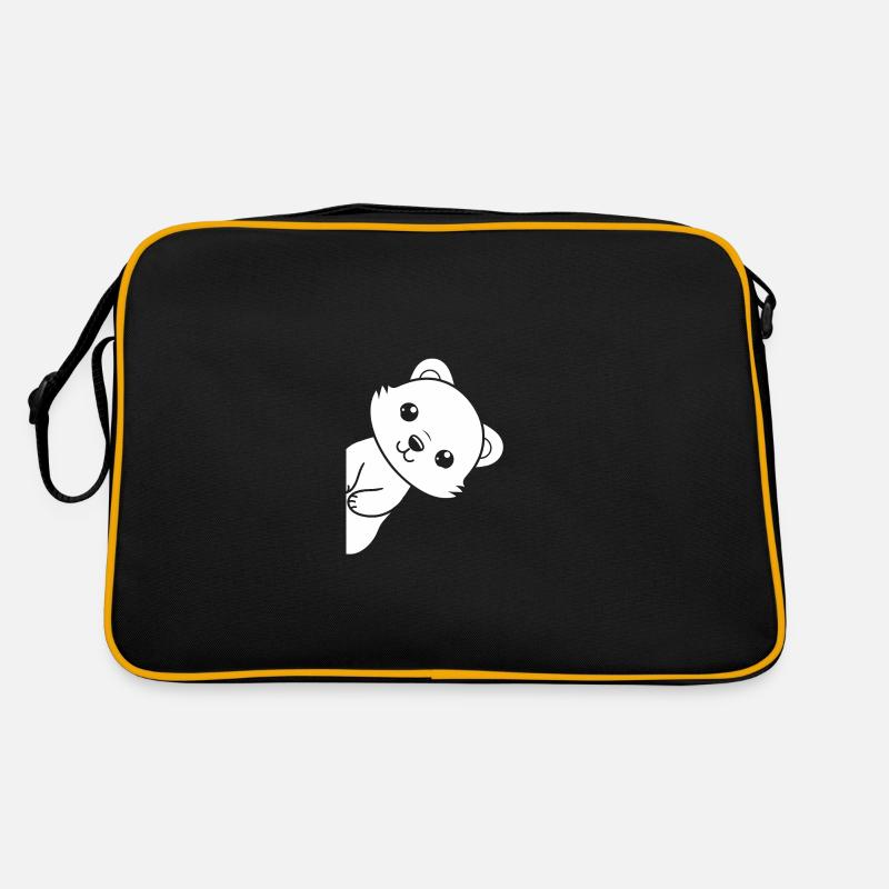 Humor little weasel Retro Bag