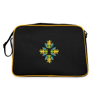 Bébé dragon - Sac Retro - noir/or - Dos