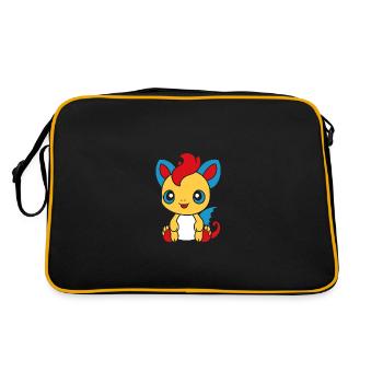 Bébé dragon - Sac Retro - noir/or - Dos