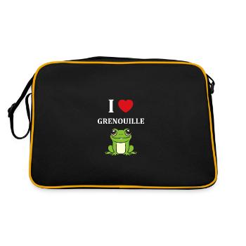 Petite grenouille - Sac Retro - noir/or - Dos