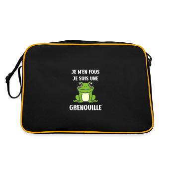 Petite grenouille - Sac Retro - noir/or - Dos