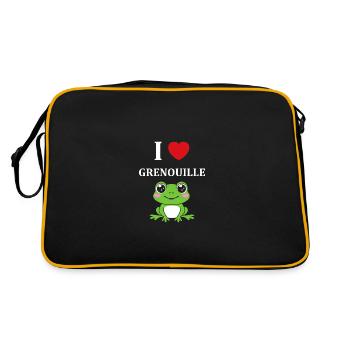Petite grenouille - Sac Retro - noir/or - Dos