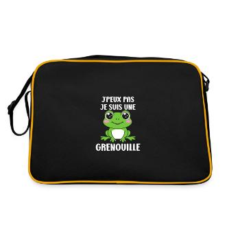 Petite grenouille - Sac Retro - noir/or - Dos