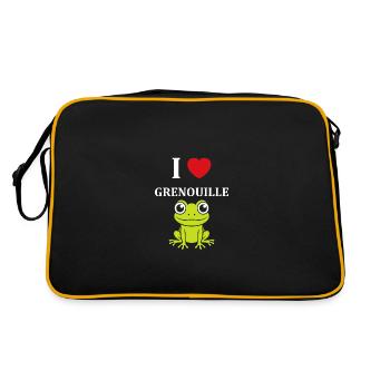 Petite grenouille - Sac Retro - noir/or - Dos