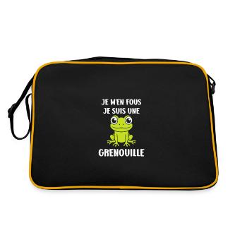 Petite grenouille - Sac Retro - noir/or - Dos