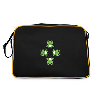 Petite grenouille - Sac Retro - noir/or - Dos