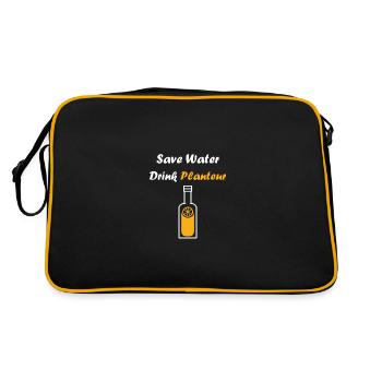 Humour punch planteur - Sac Retro - noir/or - Dos