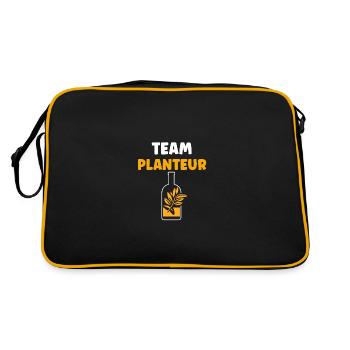 Humour punch planteur - Sac Retro - noir/or - Dos