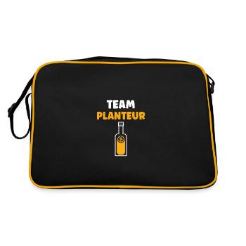 Humour punch planteur - Sac Retro - noir/or - Dos
