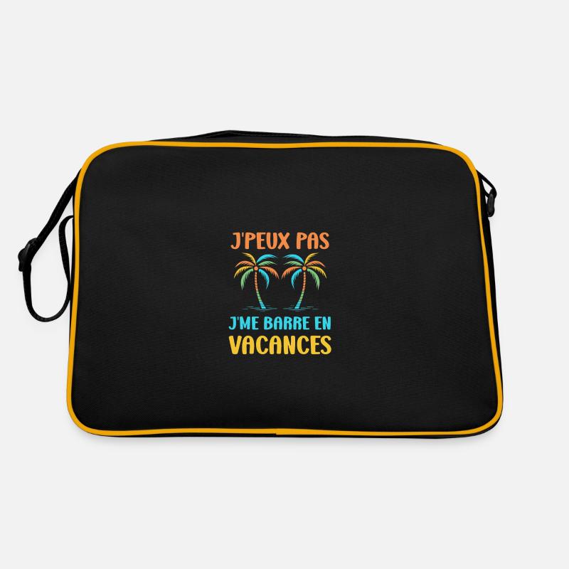 je suis en vacances Sac Retro