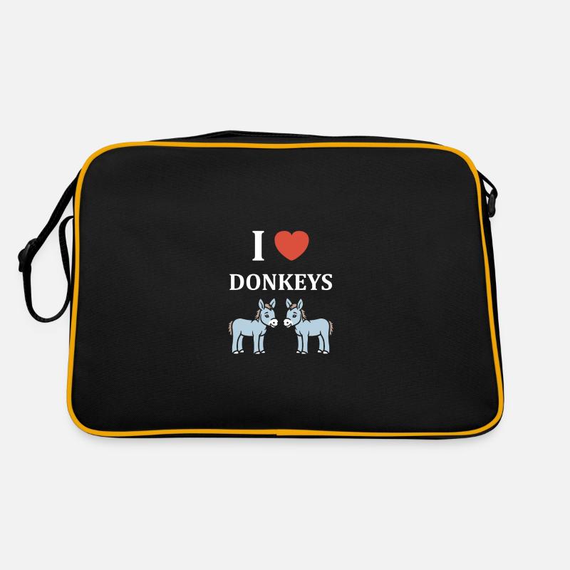 Humour petit âne Sac Retro