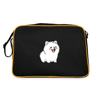 Spitz - Retro Tasche - Schwarz/Gold - Hinten