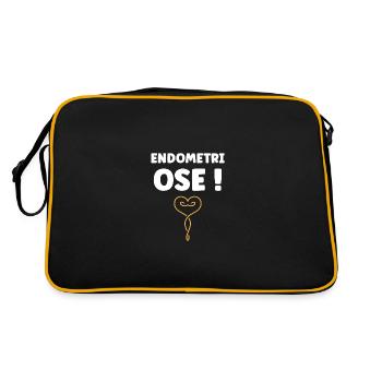 sensibilisation endométriose - Sac Retro - noir/or - Dos