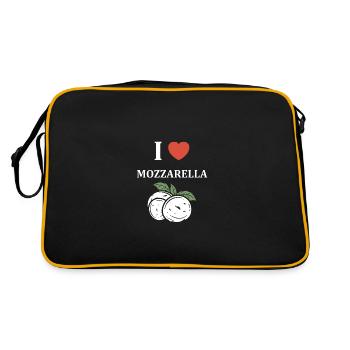 Humour mozzarella - Sac Retro - noir/or - Dos