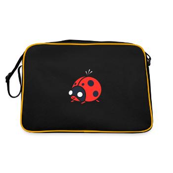 Little Ladybug - Retro Bag - black/gold - Back