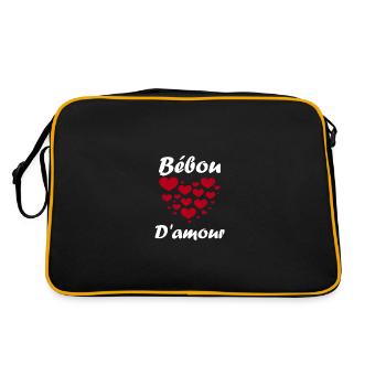 Bébou - Sac Retro - noir/or - Dos