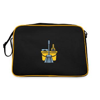 Humou ménage - Sac Retro - noir/or - Dos