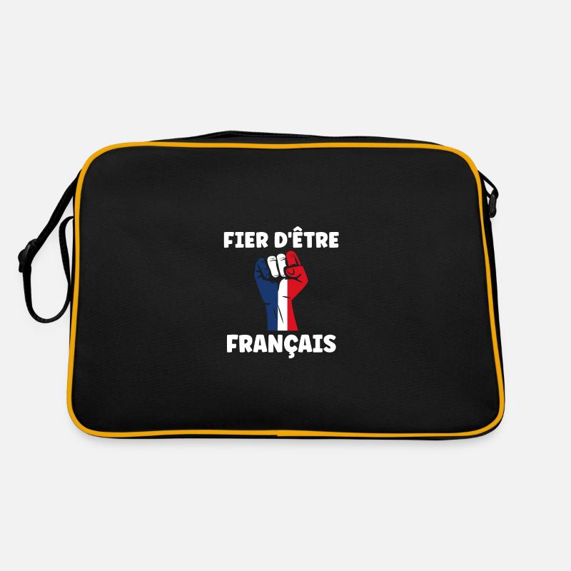 Je suis français Sac Retro