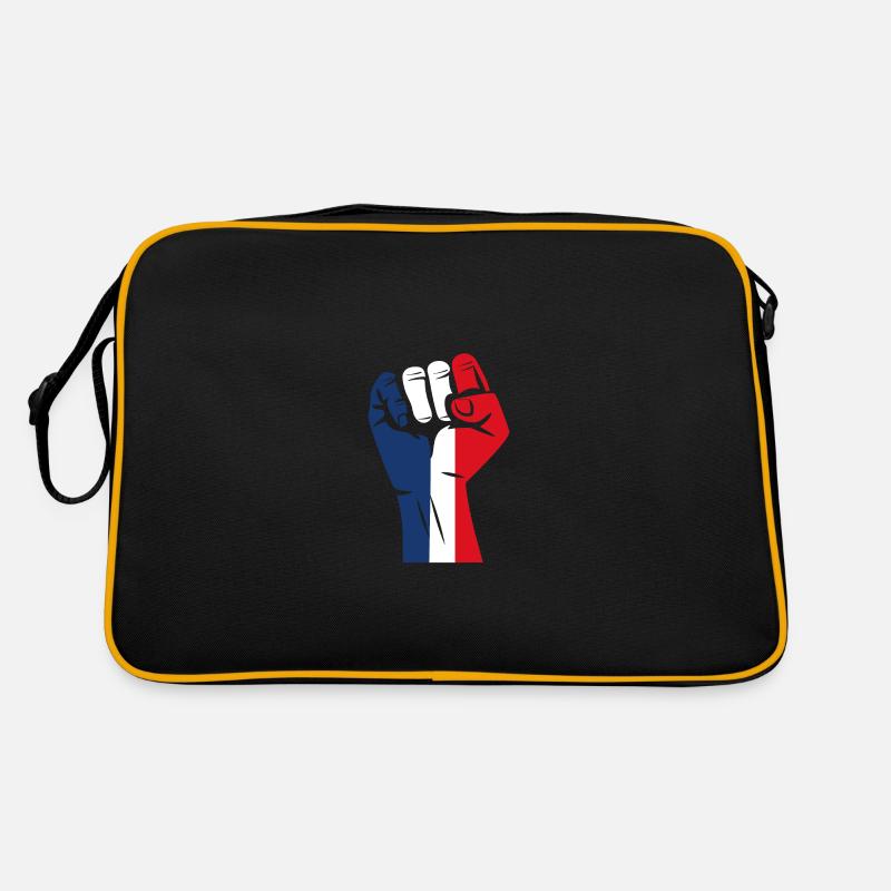 France patriote - Sac Retro - noir/or