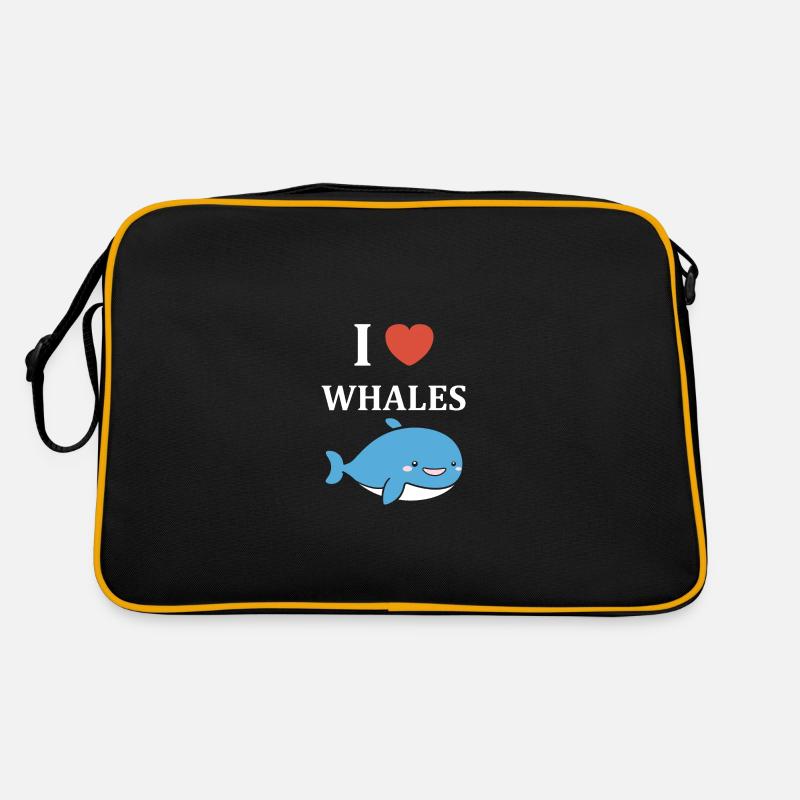 humour baleine Sac Retro
