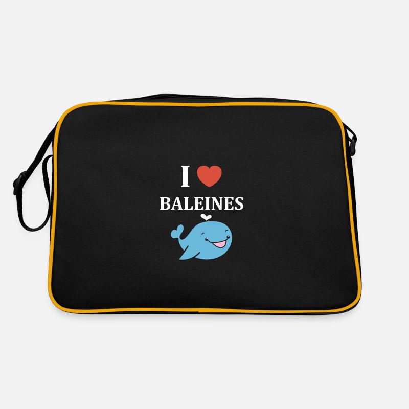humour baleine Sac Retro