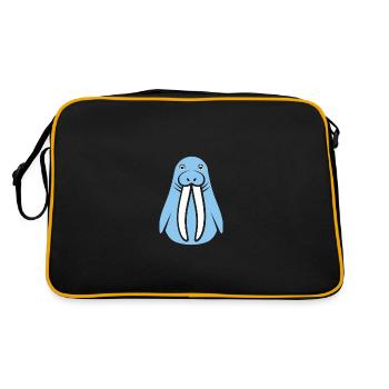 Walrus - Retro Bag - black/gold - Back