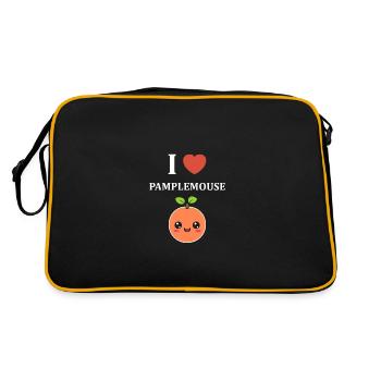 Humour Pamplemousse - Sac Retro - noir/or - Dos