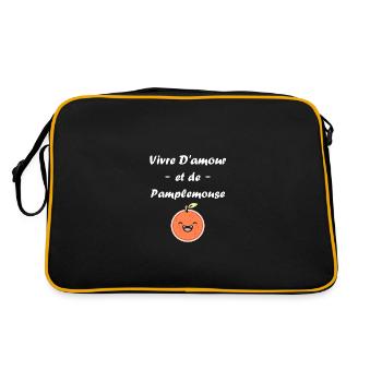 Humour Pamplemousse - Sac Retro - noir/or - Dos