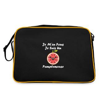 Humour Pamplemousse - Sac Retro - noir/or - Dos