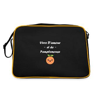 Humour Pamplemousse - Sac Retro - noir/or - Dos