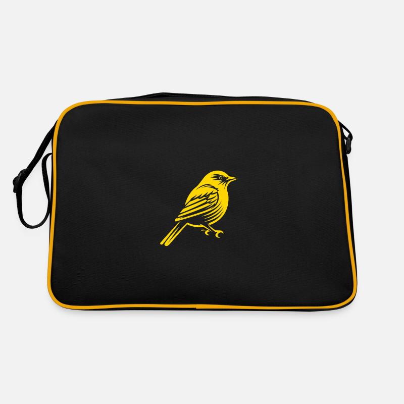 Canari - Sac Retro - noir/or
