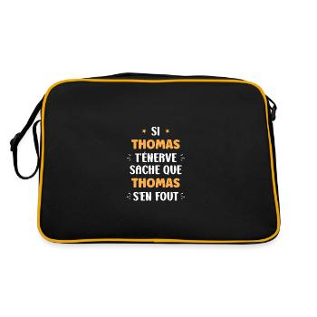 Thomas - Sac Retro - noir/or - Dos