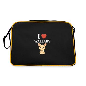 Wallaby - Sac Retro - noir/or - Dos