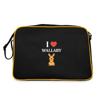 Wallaby - Sac Retro - noir/or - Dos
