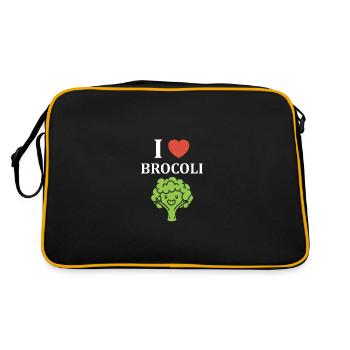 humour brocoli - Sac Retro - noir/or - Dos