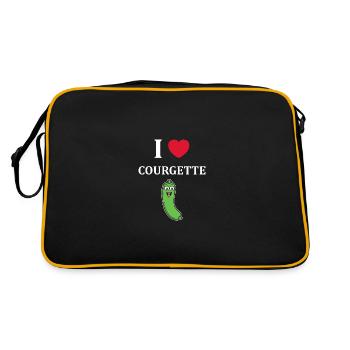 courgette - Sac Retro - noir/or - Dos