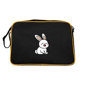 Petit bébé lapin - Sac Retro - noir/or - Dos