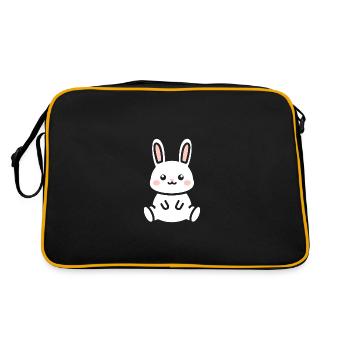 Petit bébé lapin - Sac Retro - noir/or - Dos
