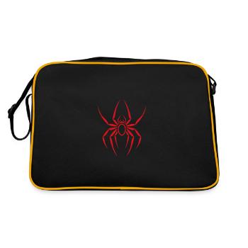araignée - Sac Retro - noir/or - Dos