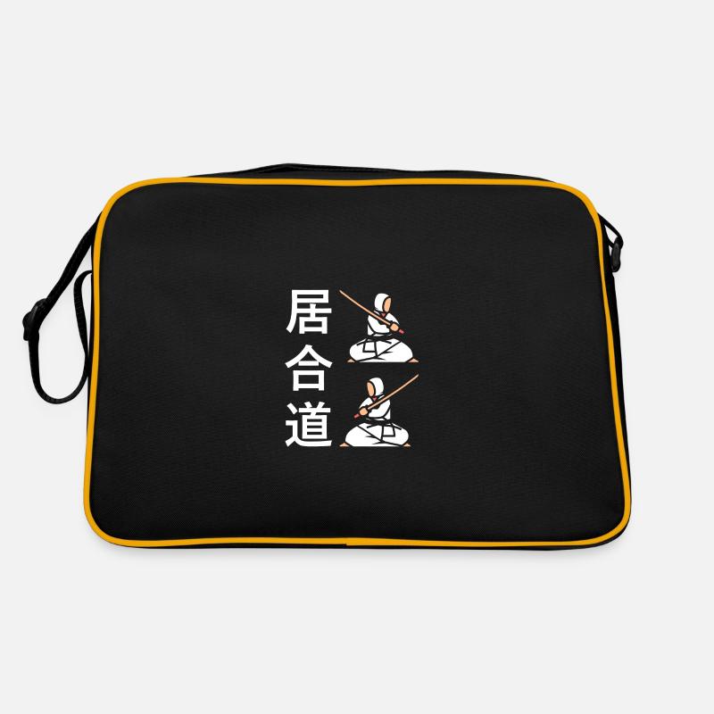 iaido - Sac Retro - noir/or