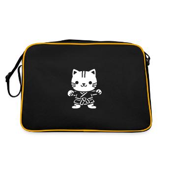 karate - Sac Retro - noir/or - Dos