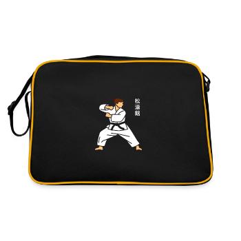 karate - Sac Retro - noir/or - Dos