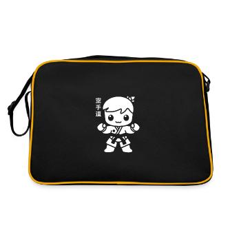 karate - Sac Retro - noir/or - Dos
