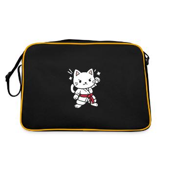 karate - Sac Retro - noir/or - Dos